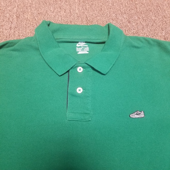 nike polo with shoe logo